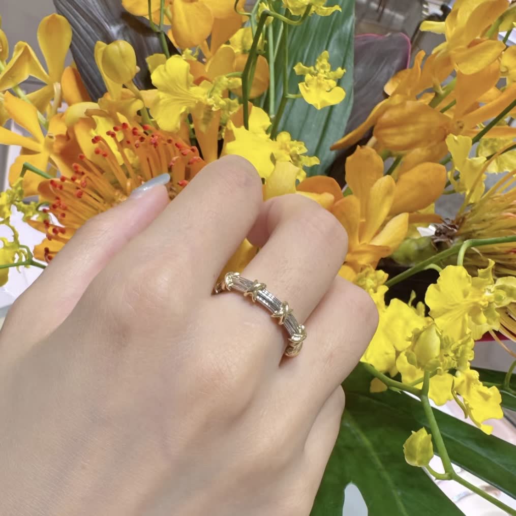 Tiffany & Co. Elsa Peretti® Sterling Silver Bamboo Ring